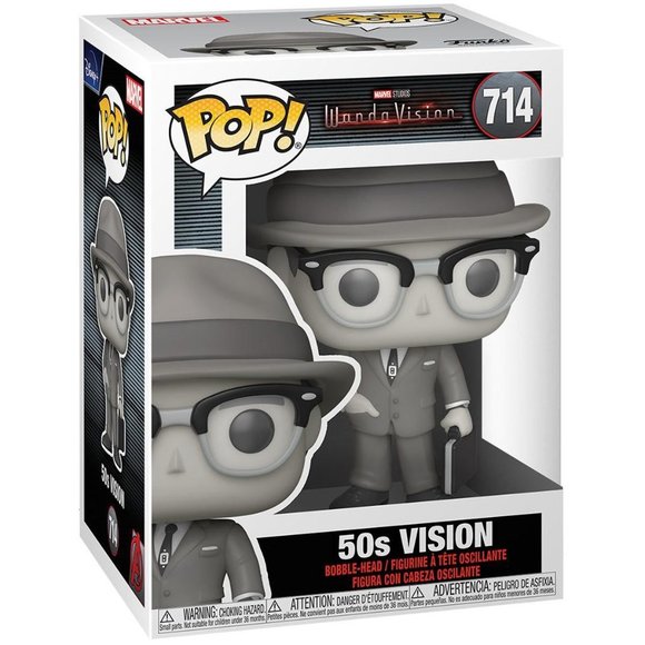 Funko Pop! Vinyl Figure - Vision 50s - Wanda Vision #714 - Picture 2 of 2